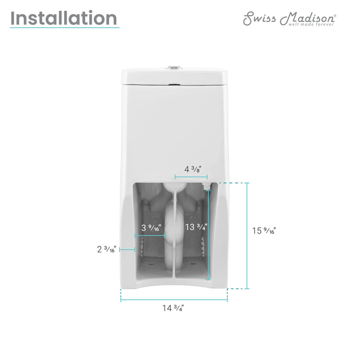 Monaco One-Piece Elongated Toilet Dual-Flush 1.1/1.6 gpf