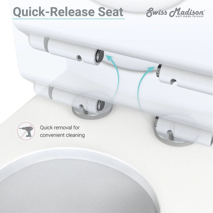 Sublime One-Piece Elongated Toilet Side Flush 1.28 gpf White finish