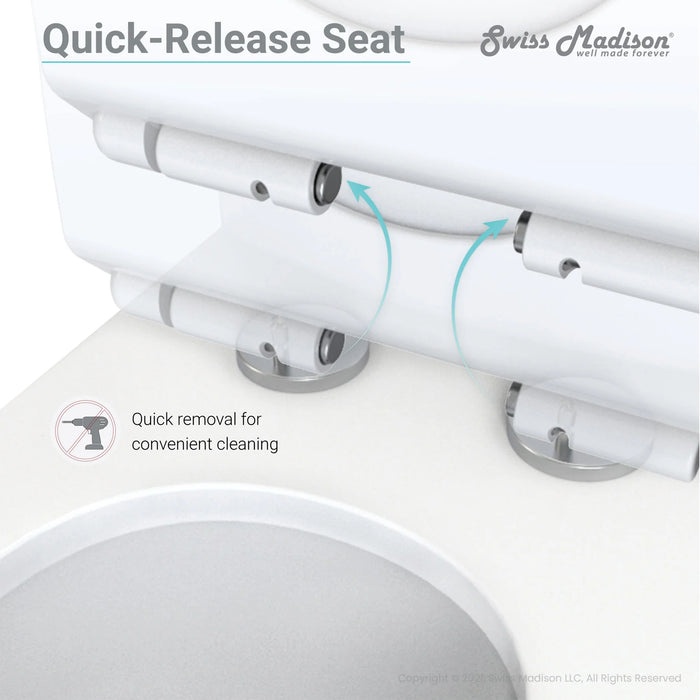 St. Tropez One-Piece Elongated Toilet Vortex™ Side Flush 1.28 gpf