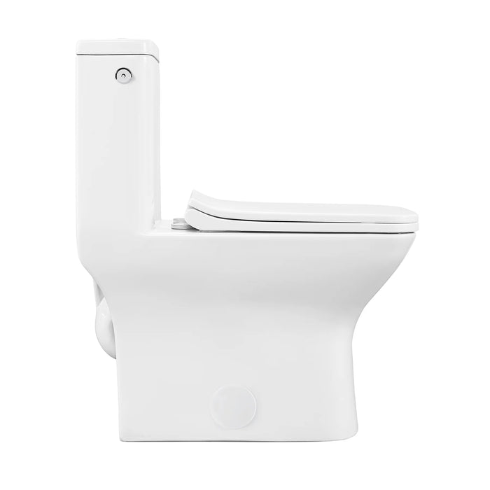 Carré One-Piece Square Toilet Touchless Dual-Flush 1.1/1.6 gpf