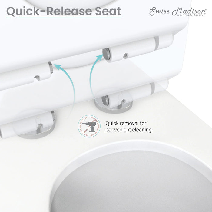 Carre One-Piece Square Toilet Dual Flush 1.1/1.6 gpf with 10" Rough In