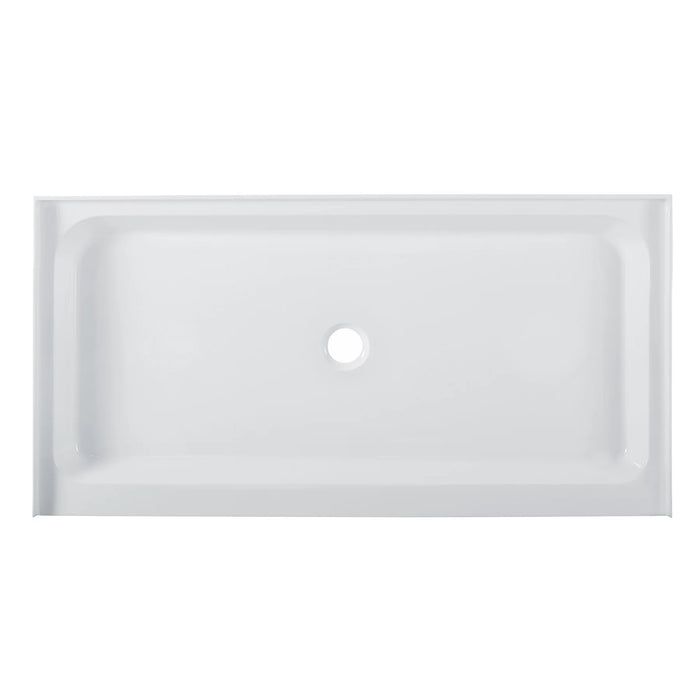 Voltaire 60" x 30" Center Drain, Shower Base