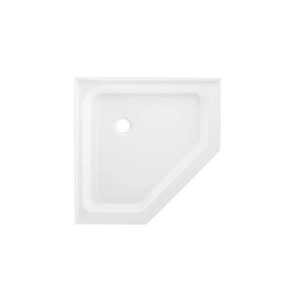 Voltaire 36" X 36" Center Drain, Neo-Angle Shower Base