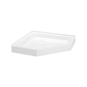 Voltaire 36" X 36" Center Drain, Neo-Angle Shower Base