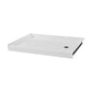 Carré 48" x 36" Acrylic White, Single-Threshold, Right Drain, Shower Base