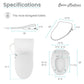 Avancer One-Piece Toilet with Cascade Smart Seat 0.95/1.26 gpf