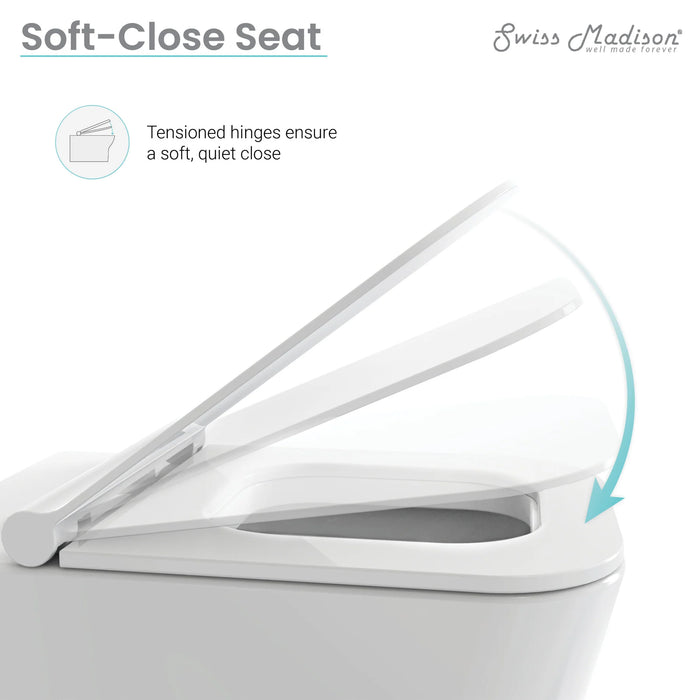 Concorde Back-to-Wall Square Toilet Bowl