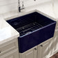 Bocchi CLASSICO Farmhouse Apron Front Fireclay 24 inch Single Bowl Kitchen Sink