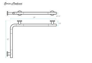 Auvergne Grab Bar STYLE: Corner