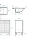 48 inches Cascade Freestanding Bathroom Vanity - Natural Oak