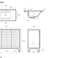 48 inch Cascade Freestanding Bathroom Vanity brown oak - Black countertop