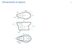 Sirene Commercial Toilet - BOWL HEIGHT Standard (pack of 5)
