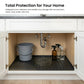 Premium Waterproof Under Sink Mat black finish
