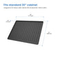 Premium Waterproof Under Sink Mat black finish