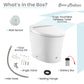 Viro Smart Tankless Elongated Toilet, Touchless Vortex™ Dual-Flush 1.1/1.6 gpf V1 Basic