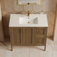 Forme 36 inch Freestanding Bathroom Vanity with white sink top