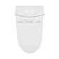 St. Tropez One-Piece Elongated Toilet Glossy White - FLUSH LOCATION Top - Dual (ROUGH IN 12)