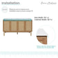 60" Freestanding Bathroom Vanity, Double Basin, White Sink top 1 faucet hole