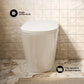 Hugo Integrated Tank Toilet Glossy White - HARDWARE COLOR White (ROUGH IN 12)