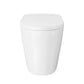 Hugo Integrated Tank Toilet Glossy White - HARDWARE COLOR White (ROUGH IN 12)