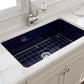 Bocchi SOTTO  Undermount Fireclay 32 inch Single Bowl Kitchen Sink