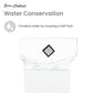 Brusque One-Piece Square Toilet