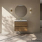 30 inch Liberte Wall-Mount Bathroom Vanity with white sink top - 1 Faucet Hole