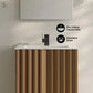 24 inch Troyes Freestanding Bathroom Vanity with White Sink top