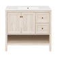 36 inch Chateau Freestanding Bathroom Vanity with sink top