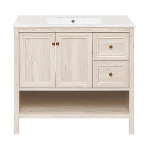 36 inch Chateau Freestanding Bathroom Vanity with sink top