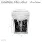 Viro Smart Tankless Elongated Toilet, Touchless Vortex™ Dual-Flush 1.1/1.6 gpf V1 Basic