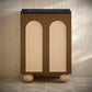 Unassembled Plaisir II Freestanding Bathroom Vanity 24 inches with Black sink top