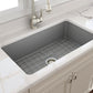 Bocchi SOTTO  Undermount Fireclay 32 inch Single Bowl Kitchen Sink