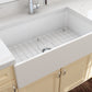 CONTEMPO 33 Farmhouse Apron Front Fireclay 33 inch Single Bowl Kitchen Sink