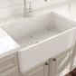 Bocchi - CLASSICO 30 Farmhouse Apron Front Fireclay 30 inch Single Bowl Kitchen Sink