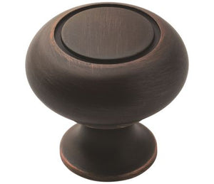 Amerock (Pack of 10)-EVERYDAY HERITAGE 1-1/4in(32mm) Diameter Knob - RTA kitchen and Bath