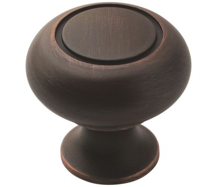 Amerock (Pack of 10)-EVERYDAY HERITAGE 1-1/4in(32mm) Diameter Knob - RTA kitchen and Bath
