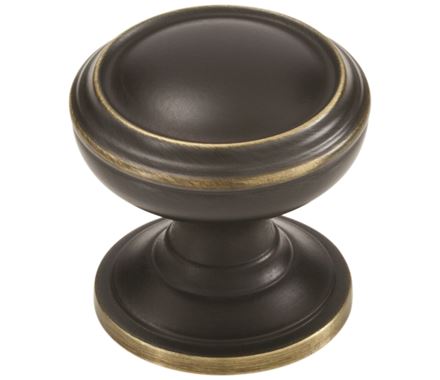 Amerock (Pack of 10)-REVITALIZE 1-1/4in(32mm) Diameter Knob - RTA kitchen and Bath