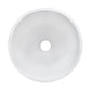12 inch Bathroom Vessel Sink Round White Circular Above Counter Porcelain Ceramic