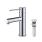 KIBI Circular X Brass Single Handle Bathroom Vanity Sink Faucet