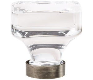 Amerock(pack of 10)-GLACIO 1-3/8 In (35 Mm) Length Knob - RTA kitchen and Bath