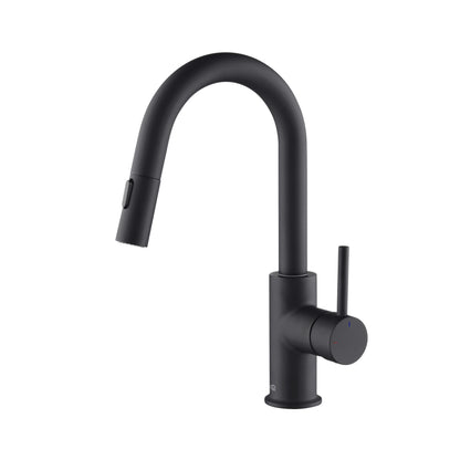 Luxe Single Handle High Arc Pull Down Kitchen Faucet – KKF2011