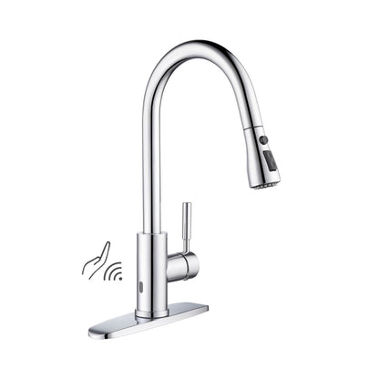 Single Handle Pull Down Kitchen Faucet With Touch Sensor – F102-S