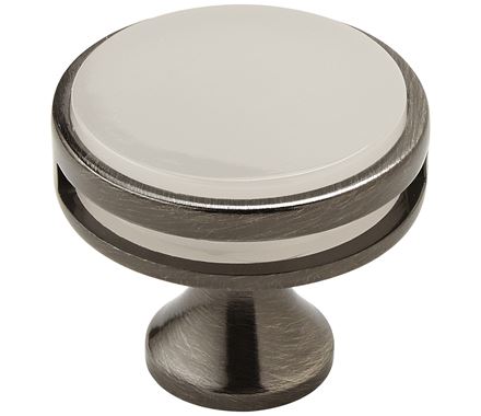 Amerock (Pack of 10)-OBERON 1-3/8in(35mm) Diameter Knob - RTA kitchen and Bath