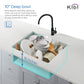 28″ Undermount Single Bowl Stainless Steel Workstation Sink – K1-S28T