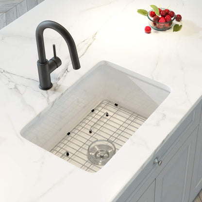 27″ Fireclay Undermounted Kitchen Sink Landis Series – K2-S27