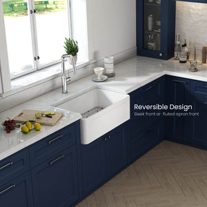30″ Fireclay Farmhouse Kitchen Sink Arch Series – K2-SF30AR