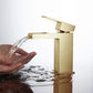 KIBI Waterfall Brass Single Handle Bathroom Vanity Sink Faucet
