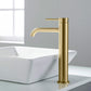 KIBI Circular Brass Single Handle Bathroom Vessel Sink Faucet