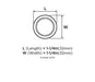Amerock (Pack of 10)-ROCHDALE™ 1-1/4in(32mm) Diameter Knob - RTA kitchen and Bath